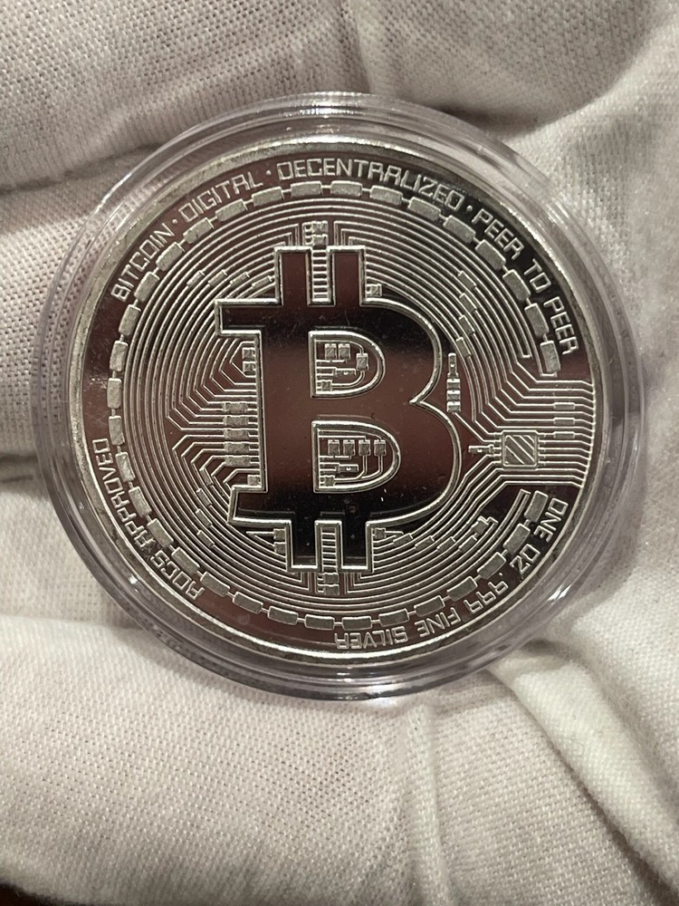 2022 Bitcoin 1 oz .999 fine Solid silver commemorative AOCS Limited Original