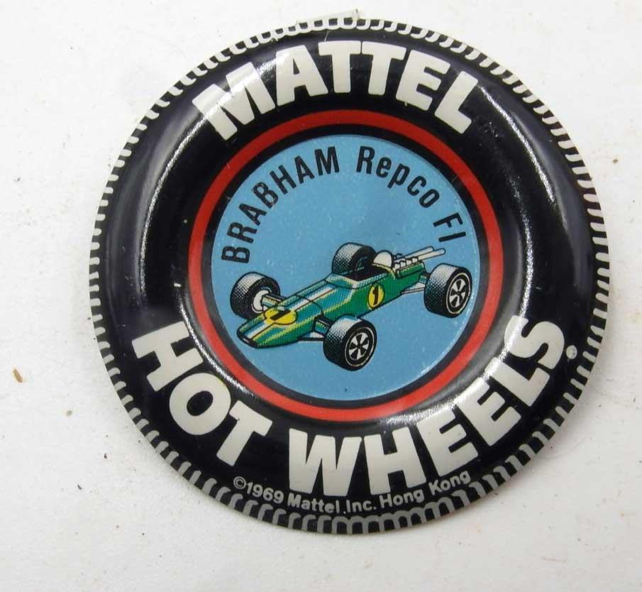 BRABHAM REPCO F1 HOT WHEELS REDLINE BUTTON