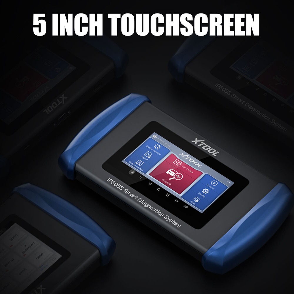 XTOOL IP508S Auto Car Diagnostic Tool 5 System OBD2 Scanner 15+ Resets CAN FD