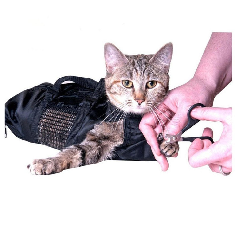 Cat Grooming Bag Accessories Mesh Panel Allows Comfortable