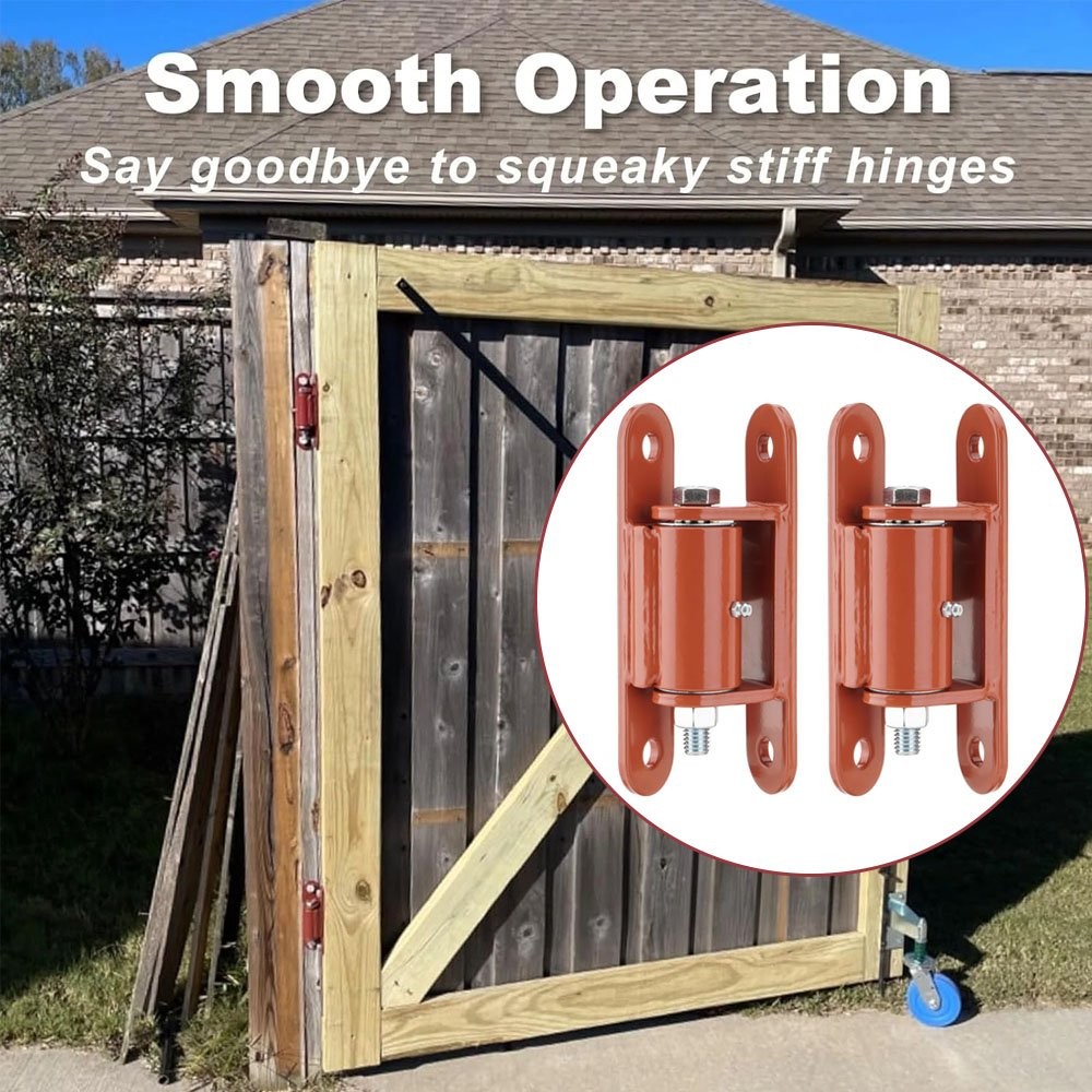 2x 7 Inch Heavy Duty Gate Hinge, Bolt onto Gate Hinge, Weldable Hinges for Gate