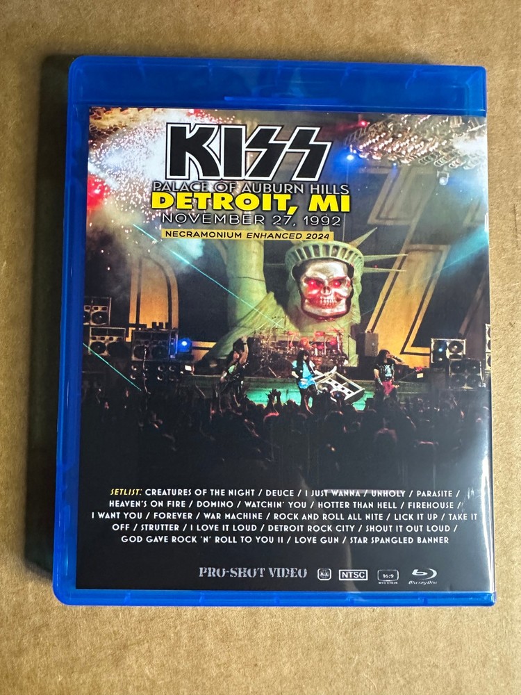 KISS - Revenge in Detroit 1992 Enhanced Blu-ray Paul Stanley Gene Simmons