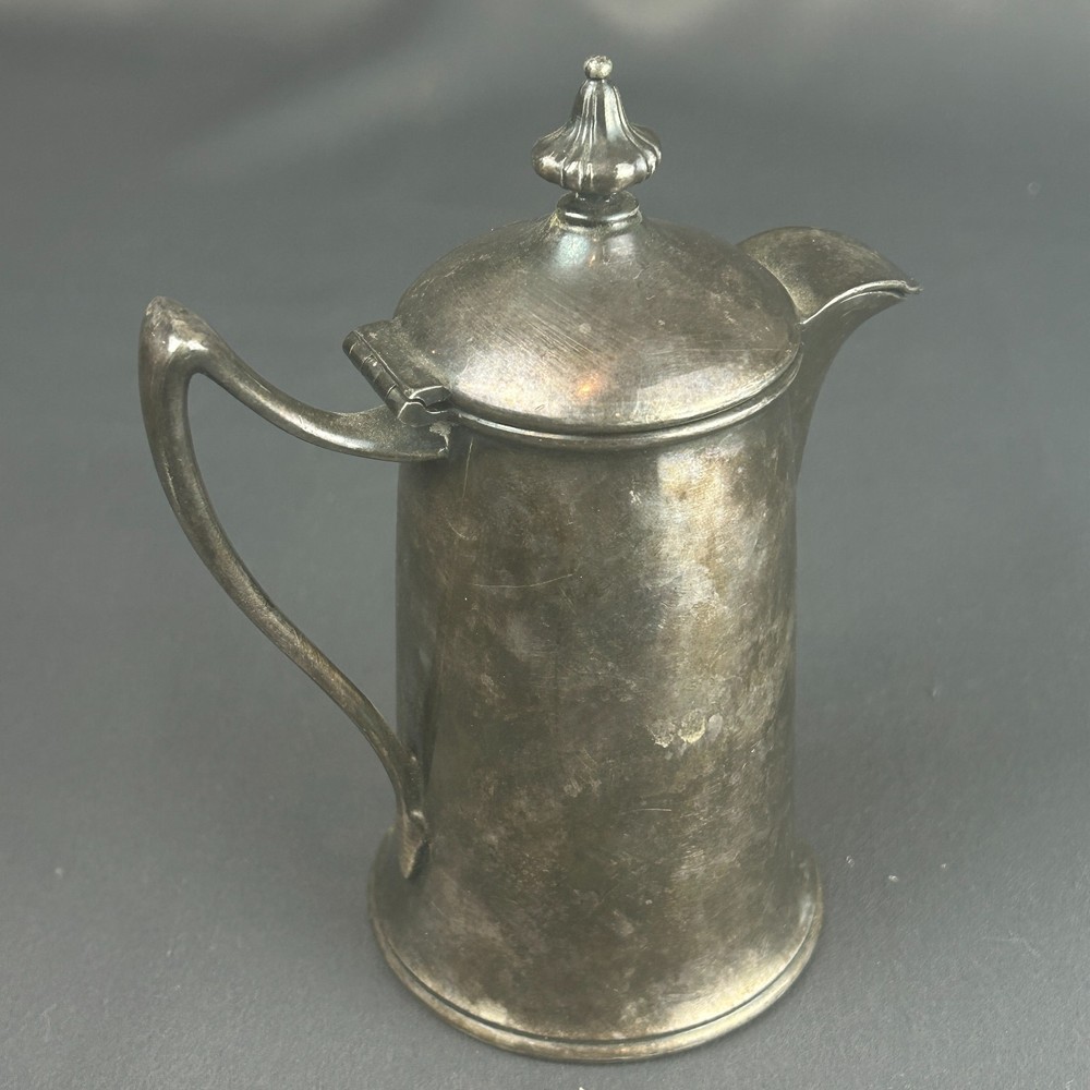 Reed & Barton 1671 Vintage Small Lidded Pitcher 6" Tall