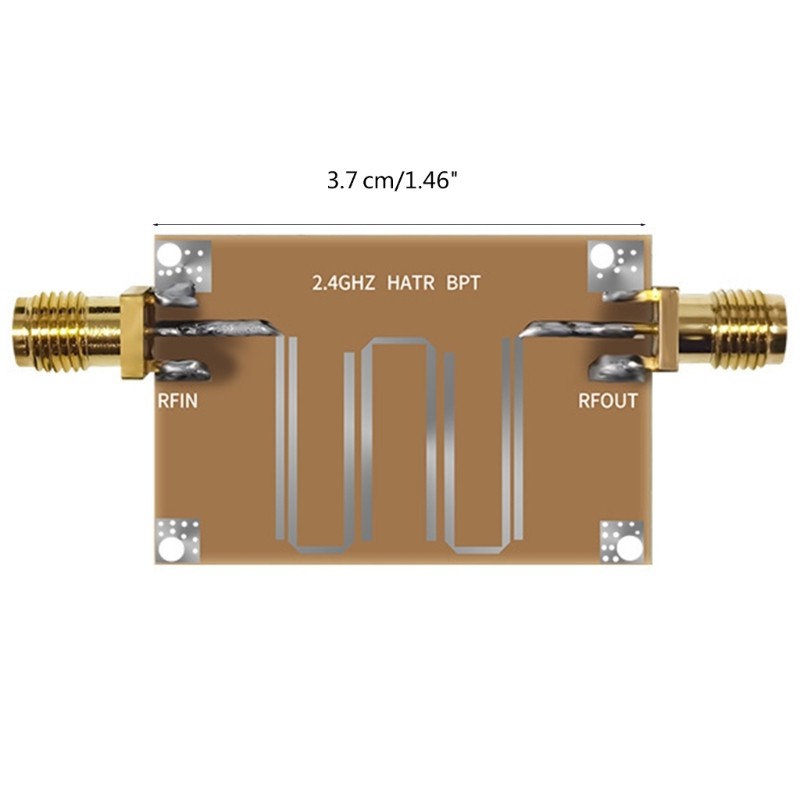 Improve Signal Quality with 2.4GHZ Microstrip Bandpass Filter Replace Accessory