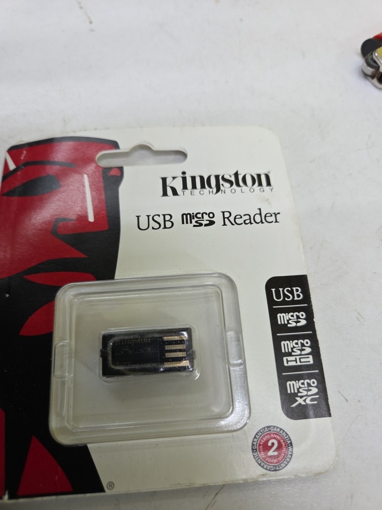 Kingston Memory Card Reader USB, Micro SD, Micro SD HC New