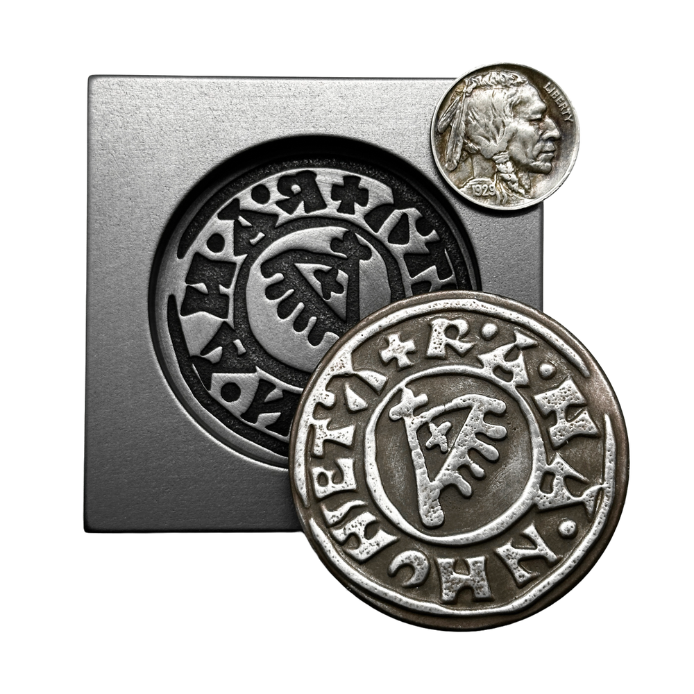 VIKING BANNER PENNY - Graphite Coin Mold