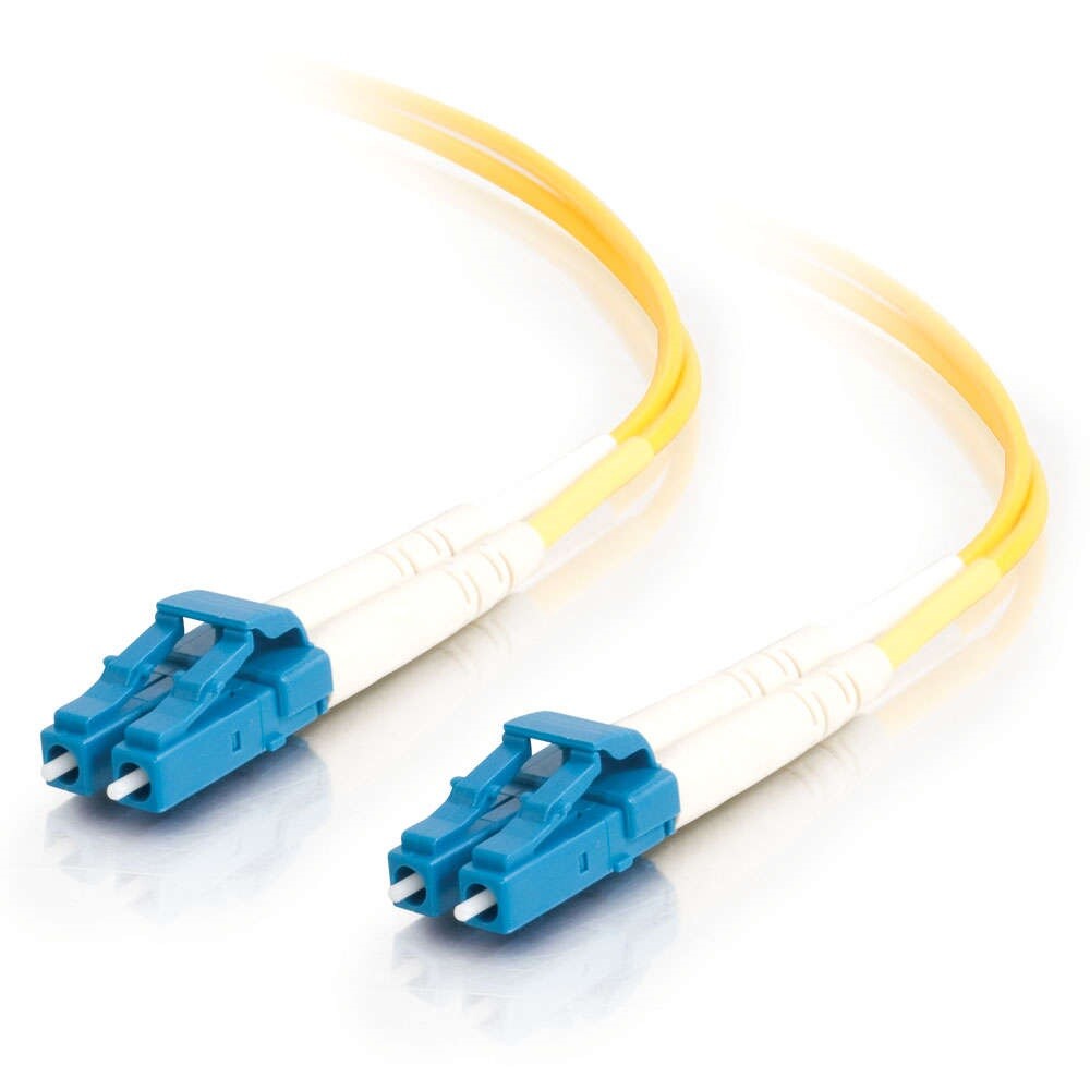 30m LC-LC Duplex 9/125 Singlemode Fiber Optic Patch Cable Yellow 100FT