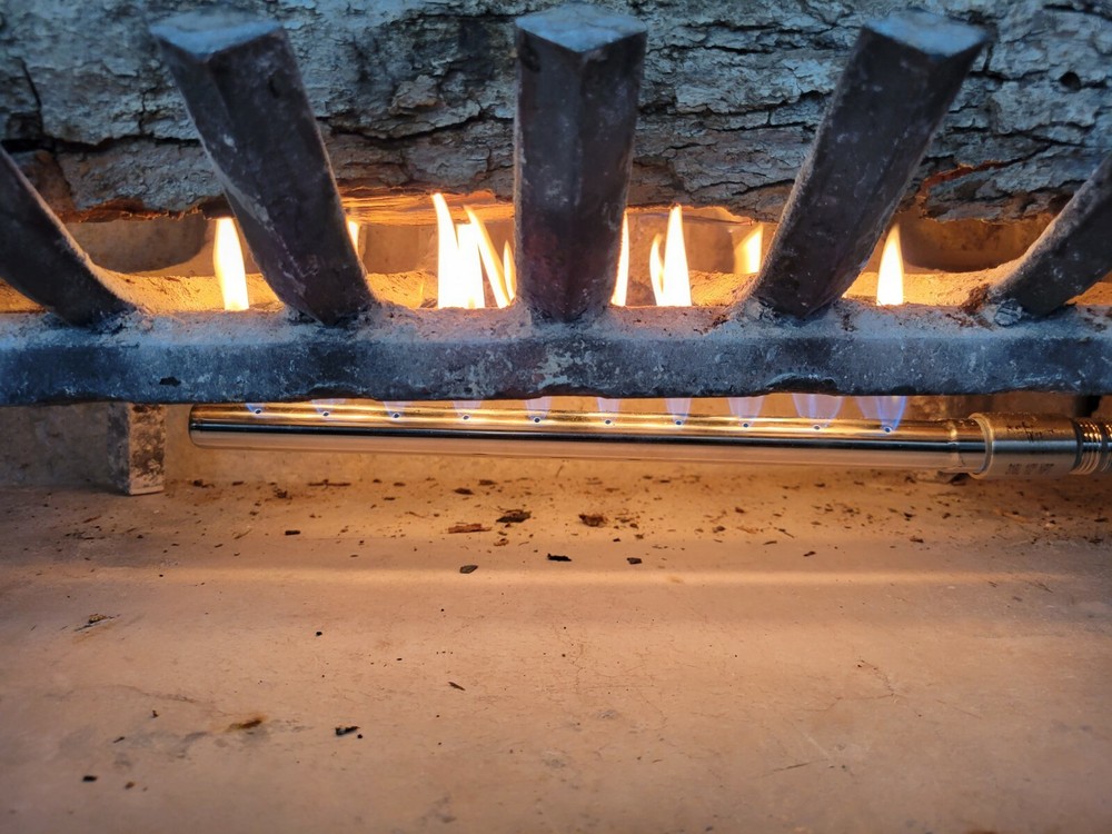 SINGLE 6″ HORIZONTAL BURNER / (316 STAINLESS LOG LIGHTER) – MODEL: B6