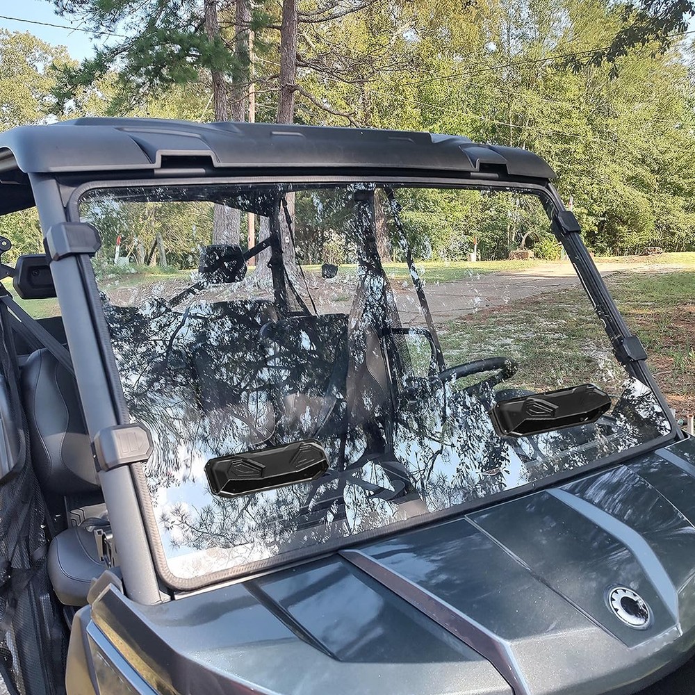 For 2016+ Can-Am Defender HD5/HD8/HD10/MAX Scratch Resistant Vented Windshield