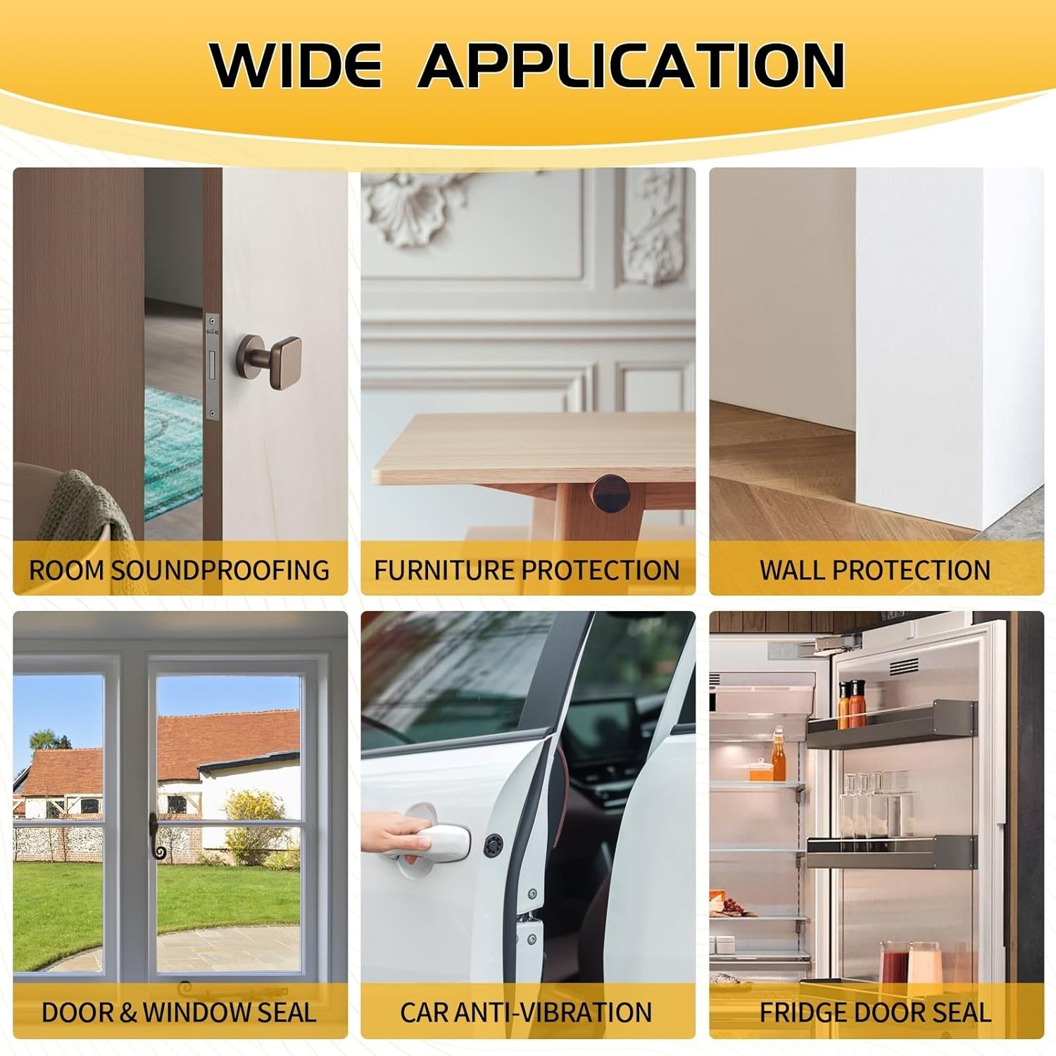 26Ft Weather Stripping Door Seal - 1/2" X 1/4" Door Seal Strip for Door Frame, H