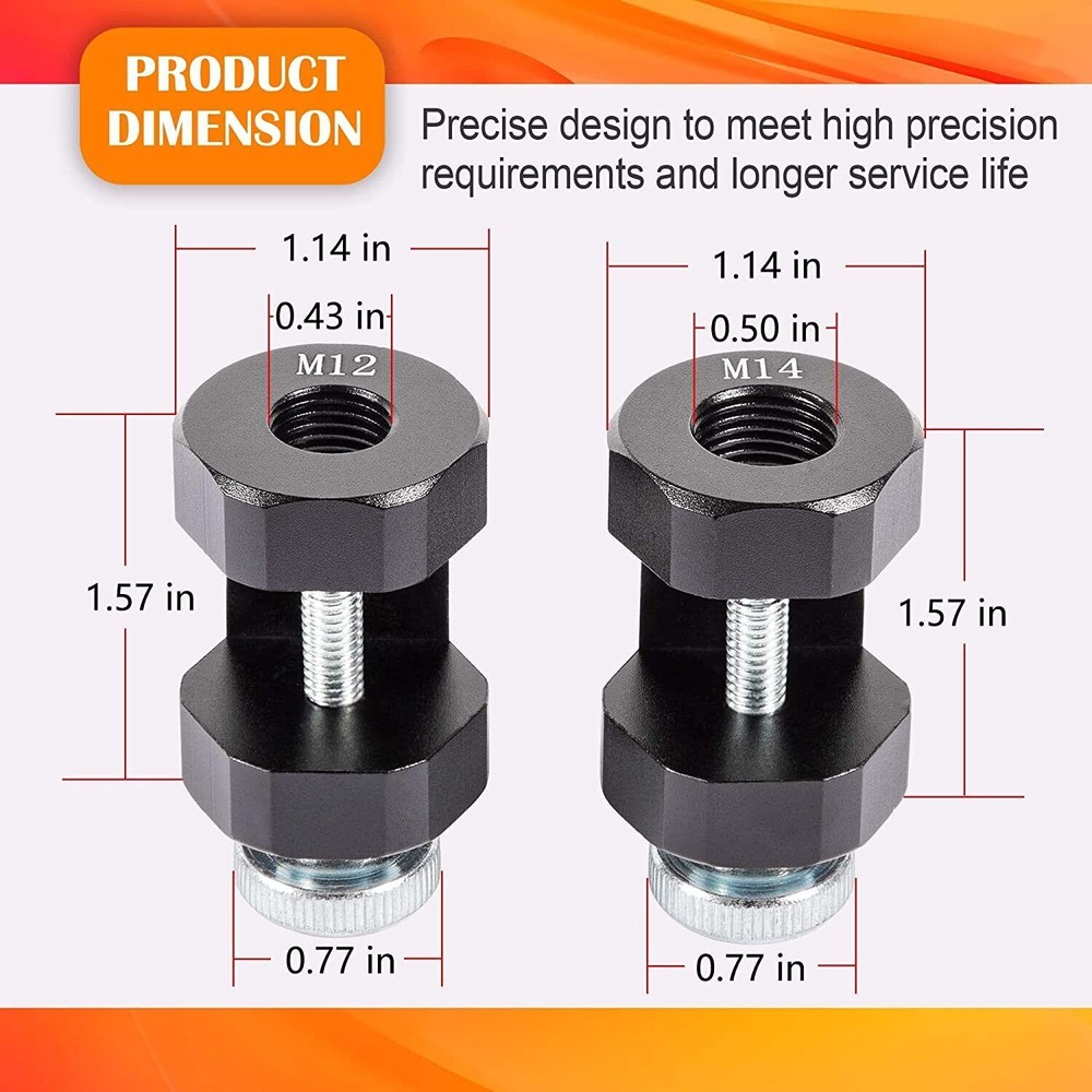 12mm &14mm Engine Spark Plug Caliper Universal Precision Car Spark Plug Gap Tool