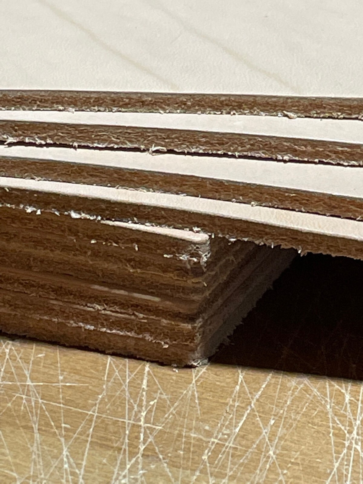 8/9oz. Leather Veg Tan cowhide Tooling holster belt strap 2 to 3 square feet