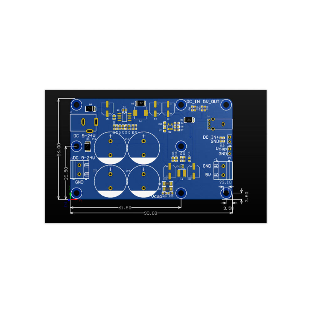 UPS Power Supply Module Board Preservation Voltage for Raspberry Pi 5V 3A