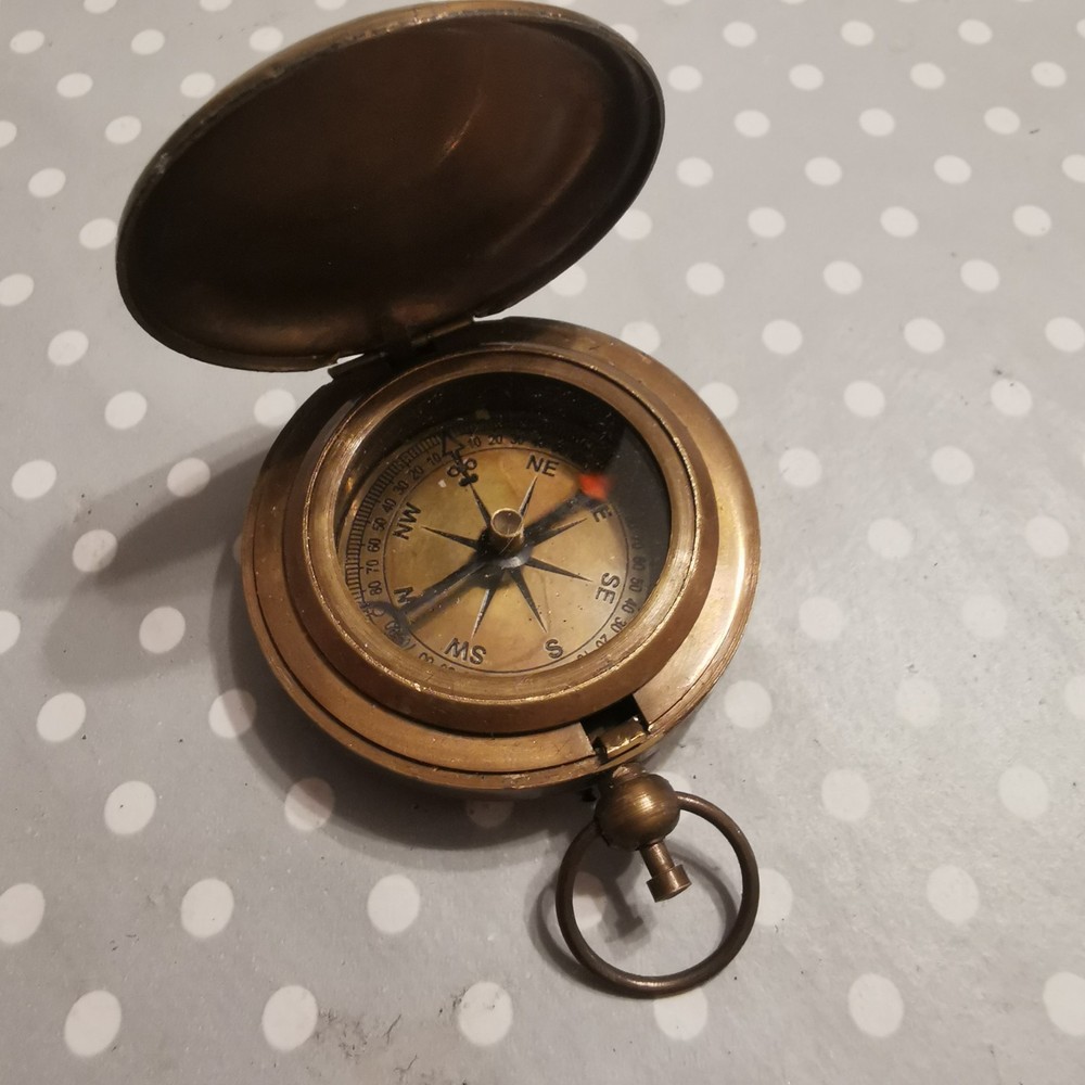 Pocket Compass Vintage Style Compass Handmade Compass Brass Compass