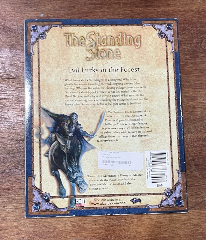 The Standing Stone - Dungeons & Dragons 3rd Edition / D&D / D20 WOTC