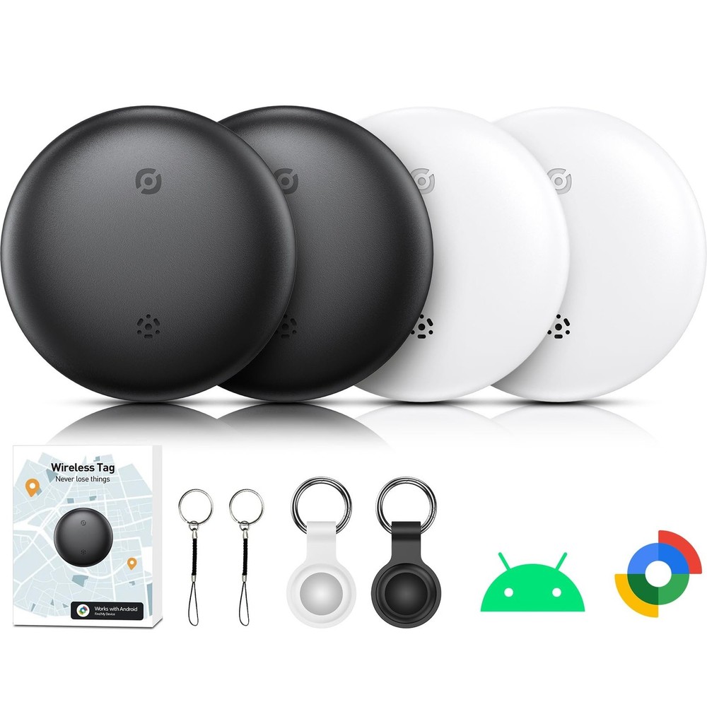 Tracker Tag for Android, Air Tracker Tags-4 Pack Android Tracker Tags Work wi...