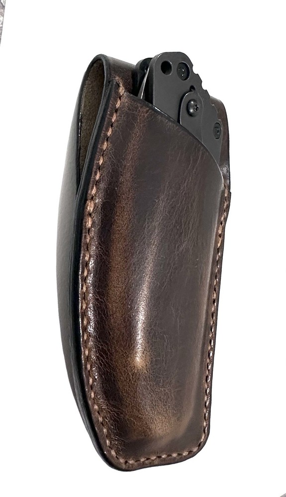 Strider SMF Leather Belt Sheath Handcrafted