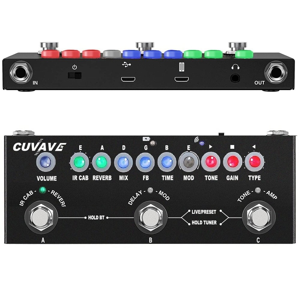 Multi Effects Guitar Pedal,Cube Baby Guitar Multi Effects Pedal Delay Chorus ...
