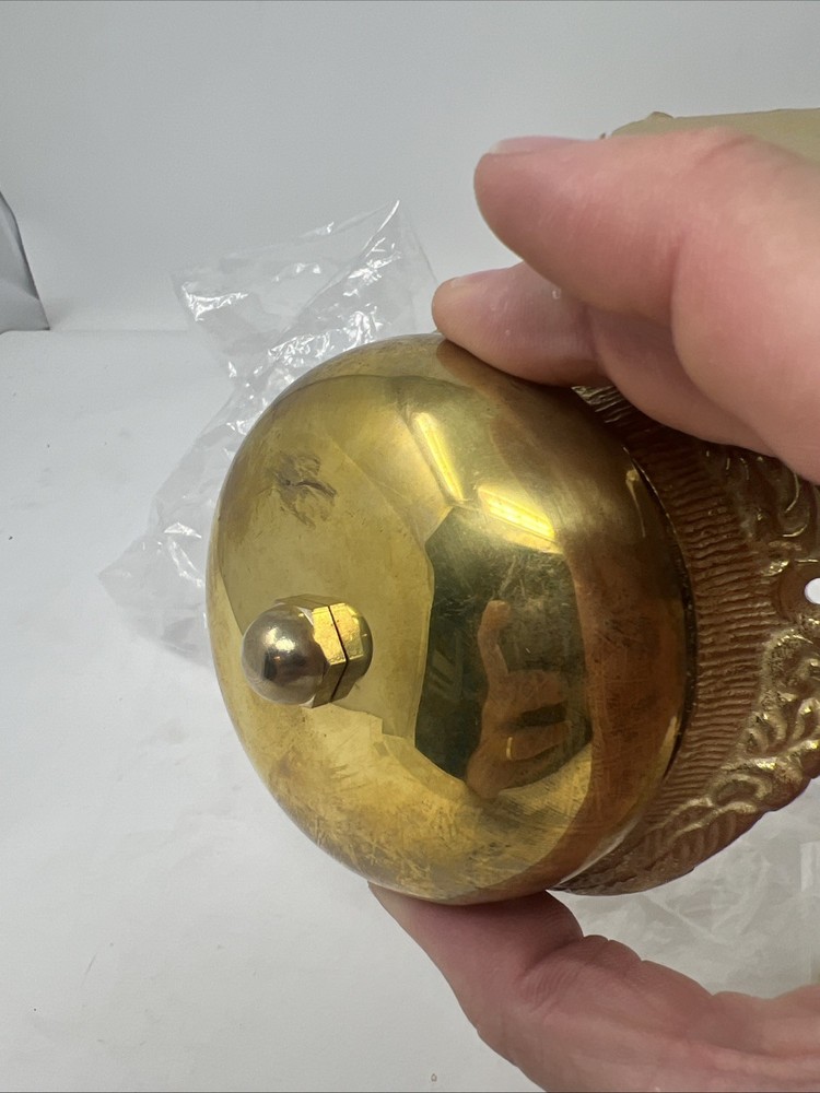 Solid Brass Vintage Mechanical Doorbell Ringer