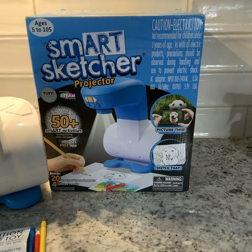 Smart Sketcher Projector Learning and Creative Sketch Toy Tested & Works