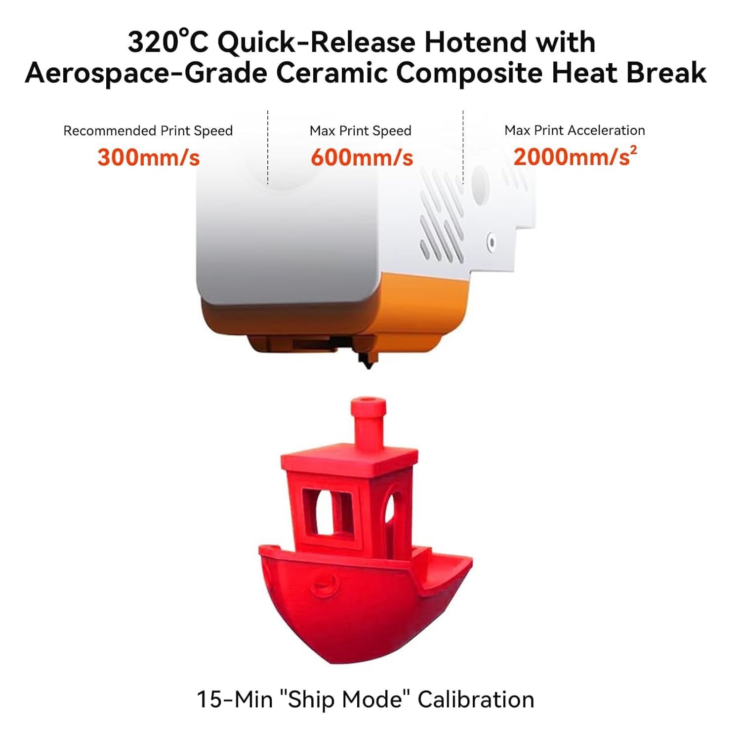 Anycubic Kobra S1 Hotend Kit with Brass Nozzles and Easy Swap Design