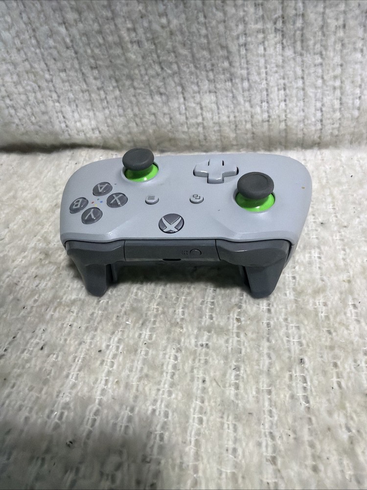 Microsoft Xbox One Wireless Gray / Green Controller 1708 TESTED Works