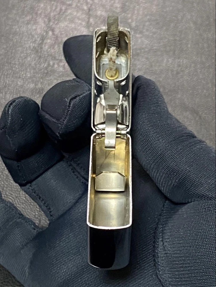 Zippo Palau Micronesian Charm Silver Etching One Sided Processing Lighter Japan