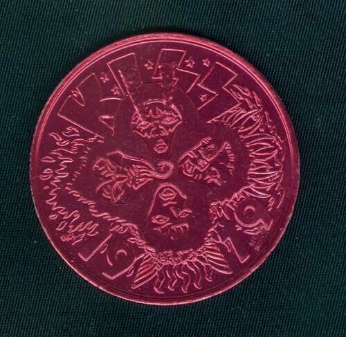 1979 KISS New Orleans Doubloon Token Mardi Gras Coin Original 40 YR.Old