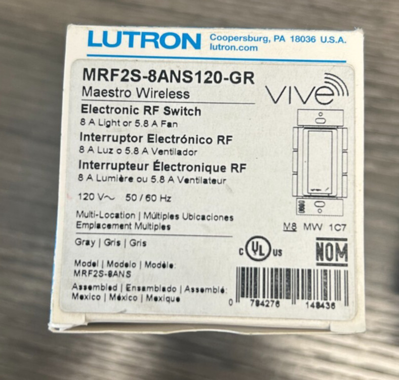 Lighting Dimmer Control, 120 to 277V, Gray