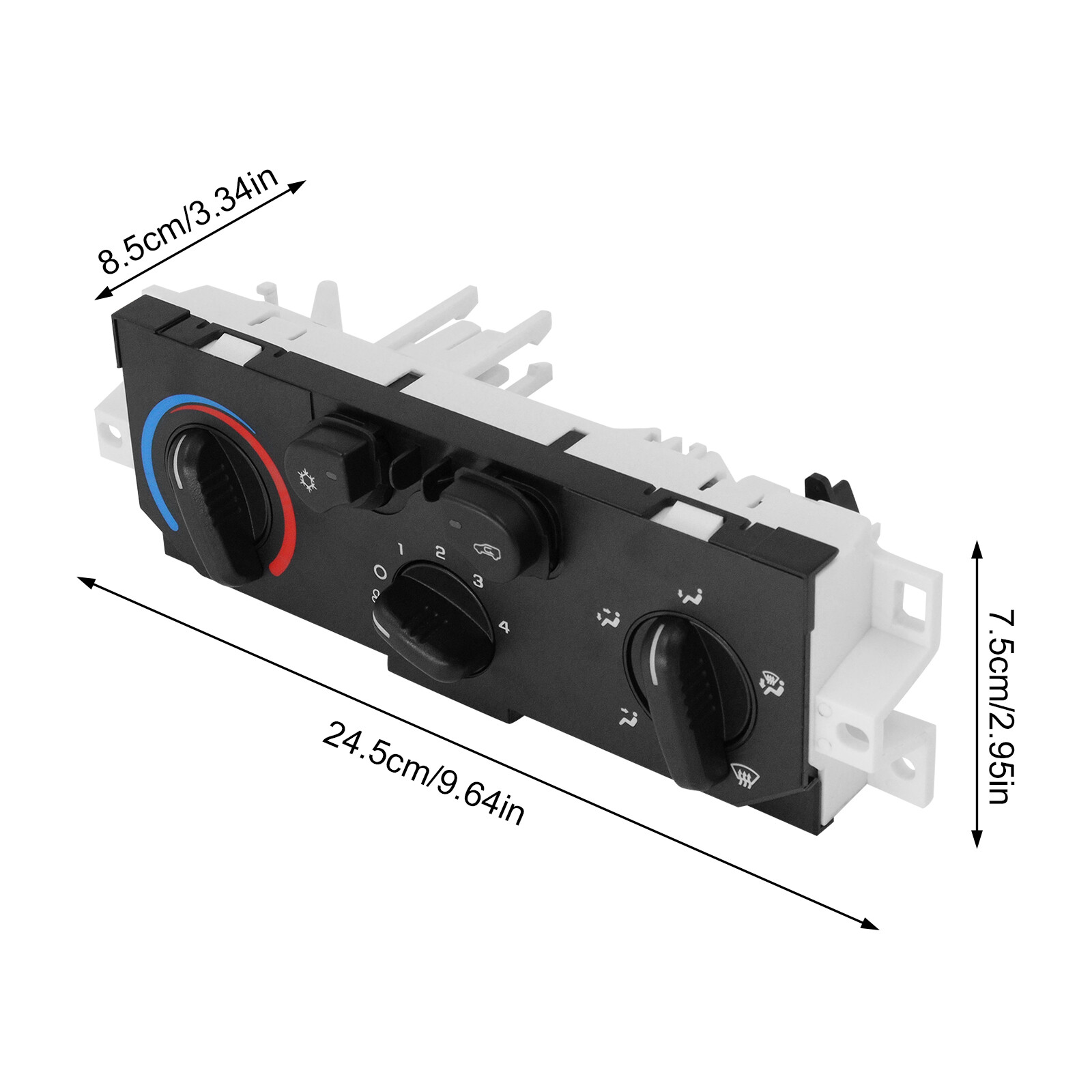 A/C Heater Control Panel For 04-12 Chevy Colorado GMC Canyon 1573156/ 25841856