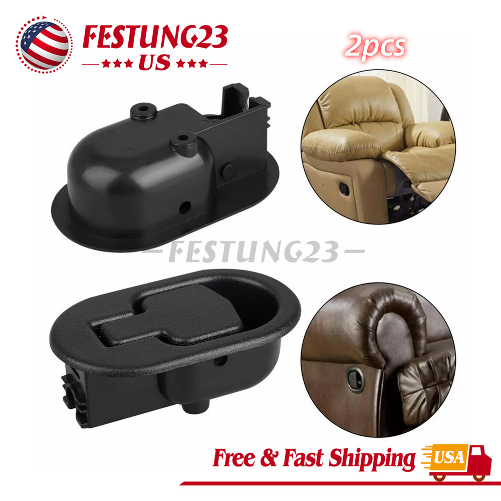 2Pcs Recliner Replacement Pull Handle Chair Sofa Couch Release Lever Universa