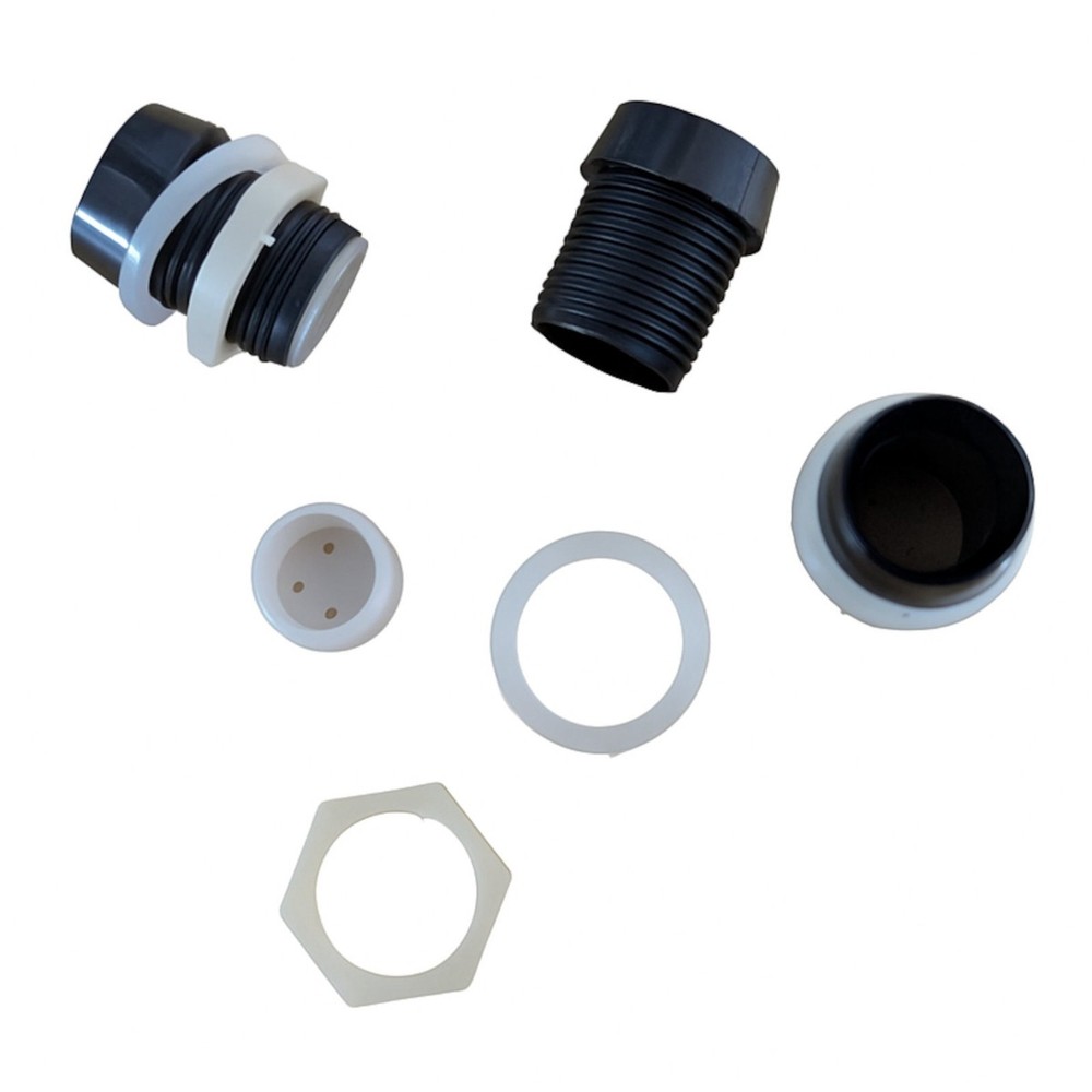 100 x 8mm LED Bezel Holder Mount Black Through-Hole Panel Display Case