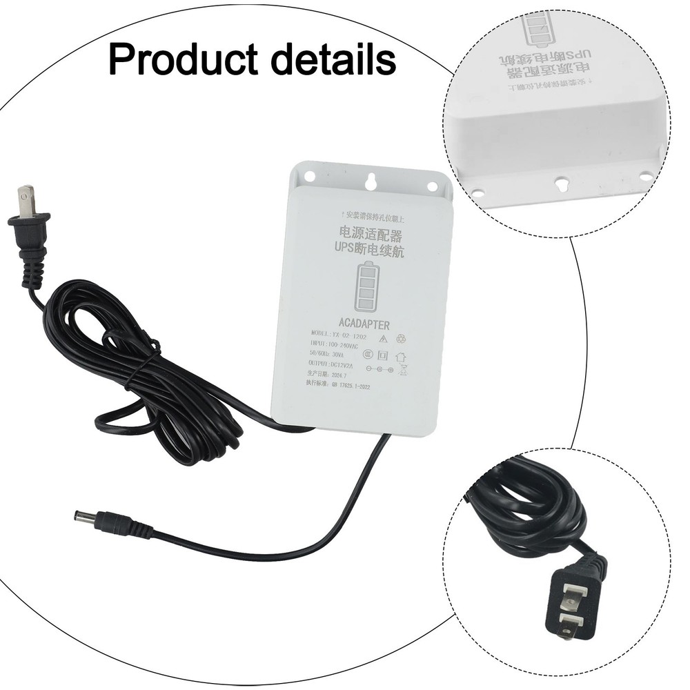 Long Lasting 12V2A Uninterruptible Power Supply Mini UPS for Extended Use
