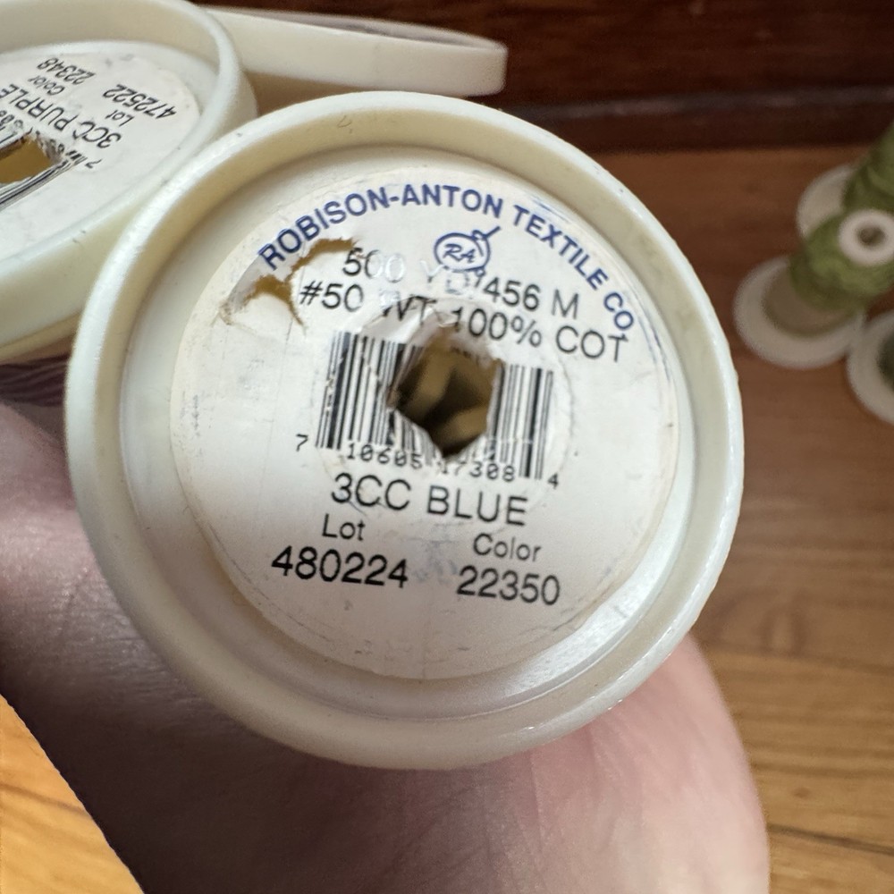 Robinson Anton Thread Lot 12 Spools Various Colors