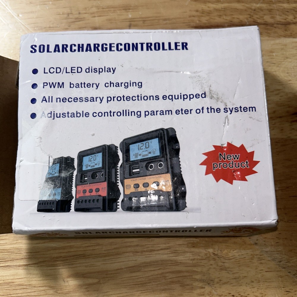 Solar Charge Controller 12V/24V 100A New in Box