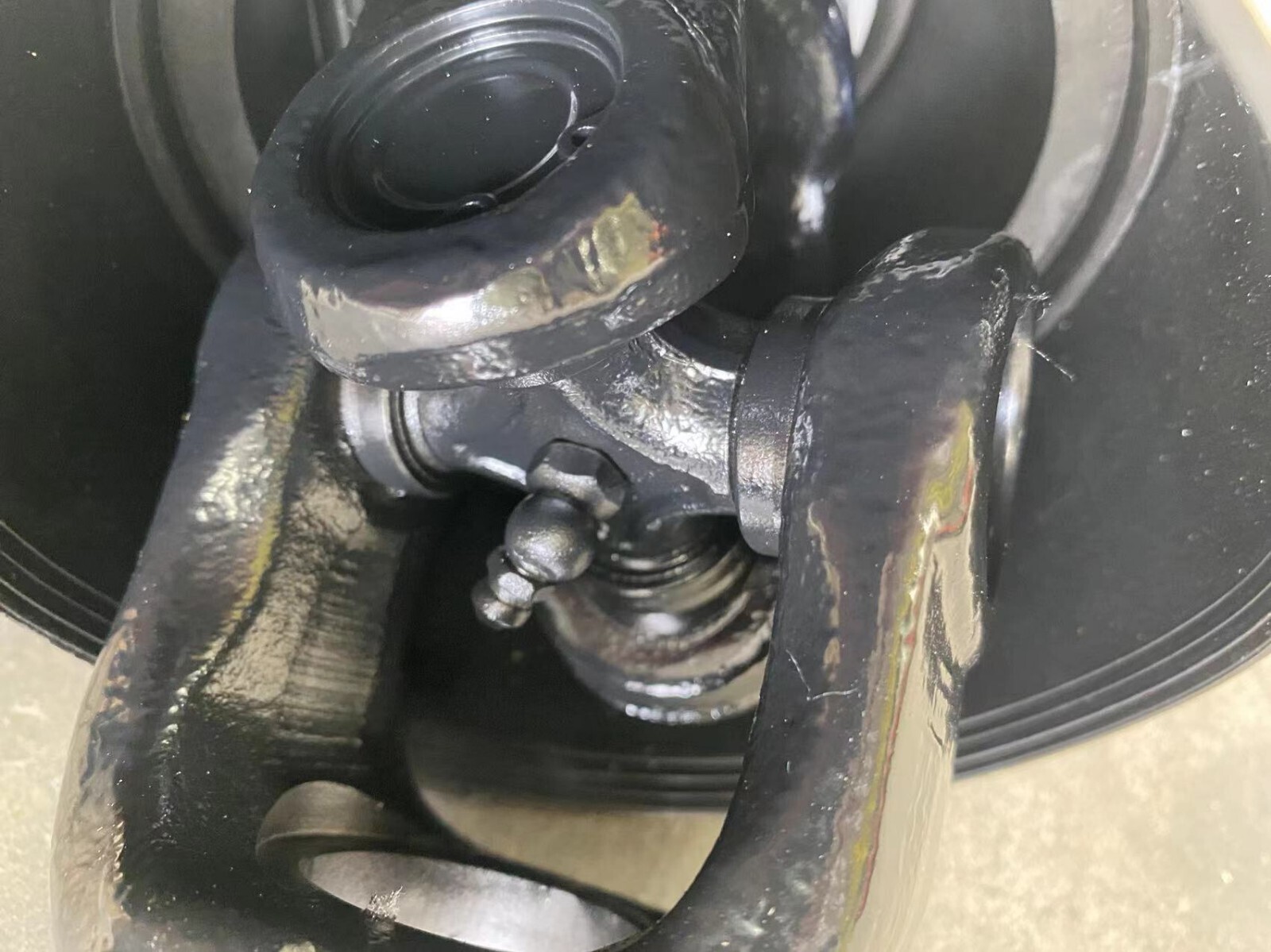 AGT 39"~51.5" Tractor PTO Drive Shaft 1-3/8" x 6 Spline/Round Ends Rotary Cutter