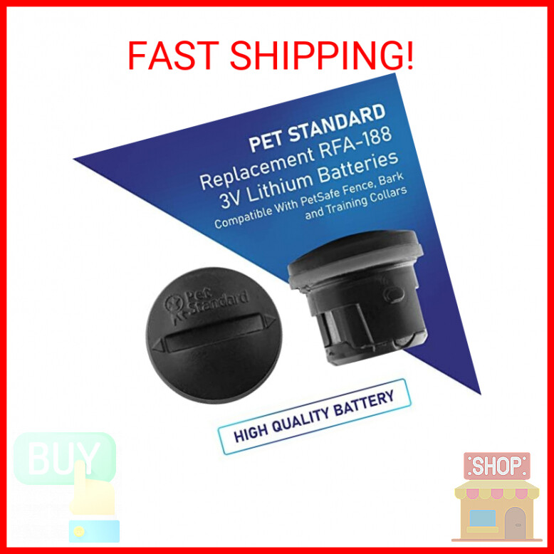 PetSafe Compatible RFA-188 Replacement Batteries (5-Pack)