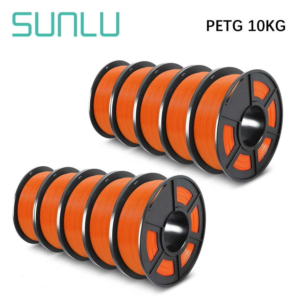 SUNLU 10×1KG 1.75MM PETG Filament High toughness 3D Printer Consumables