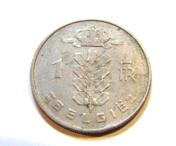 Belgium 1960 1 Franc Coin