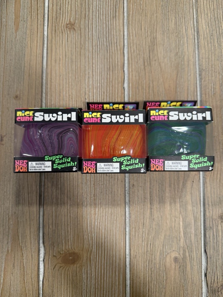 NWT NeeDoh Nice Cube Swirl