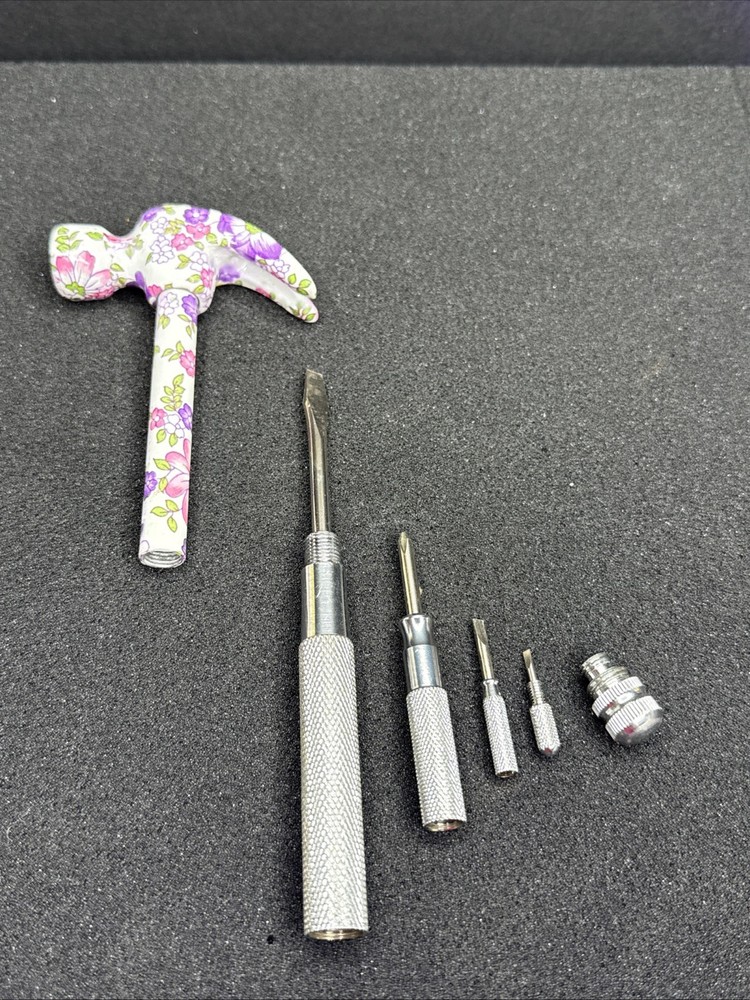 Ladies Multifunction Hammer Tool 5 in 1 Nesting Handle