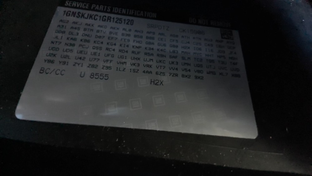 Used Blind Spot Detection System Warning Control Module fits: 2016 Chevrolet Sub