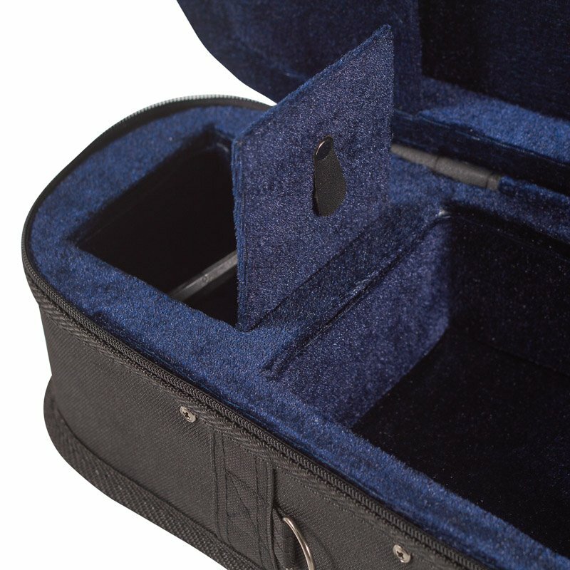 Violin Case 1/4 size light foam, holds two bows, BLACK