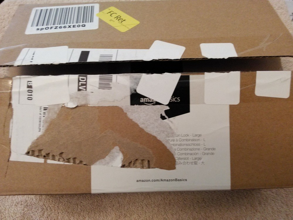 AmazonBasics Portable Security Case Lock Box Safe, Combination Lock, XXL