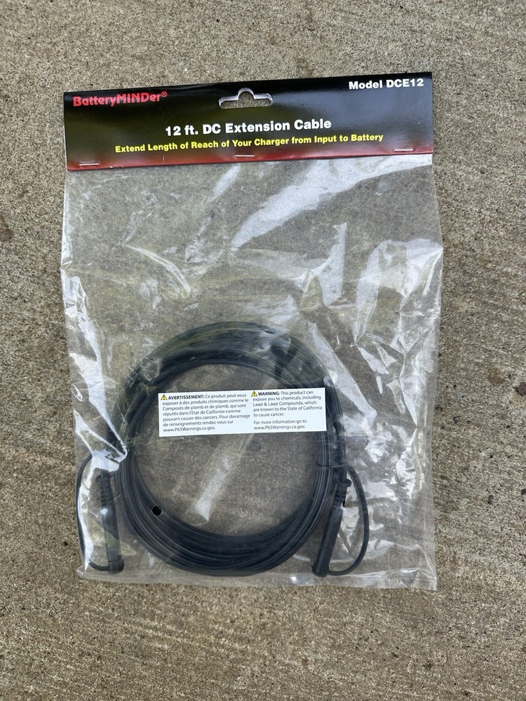 BatteryMINDer DCE12 12ft. DC Extension Cable