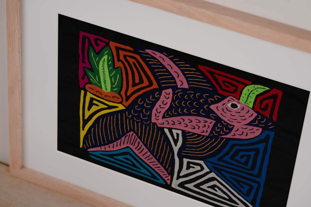Fantasy Pink And Blue Dolphin Mola