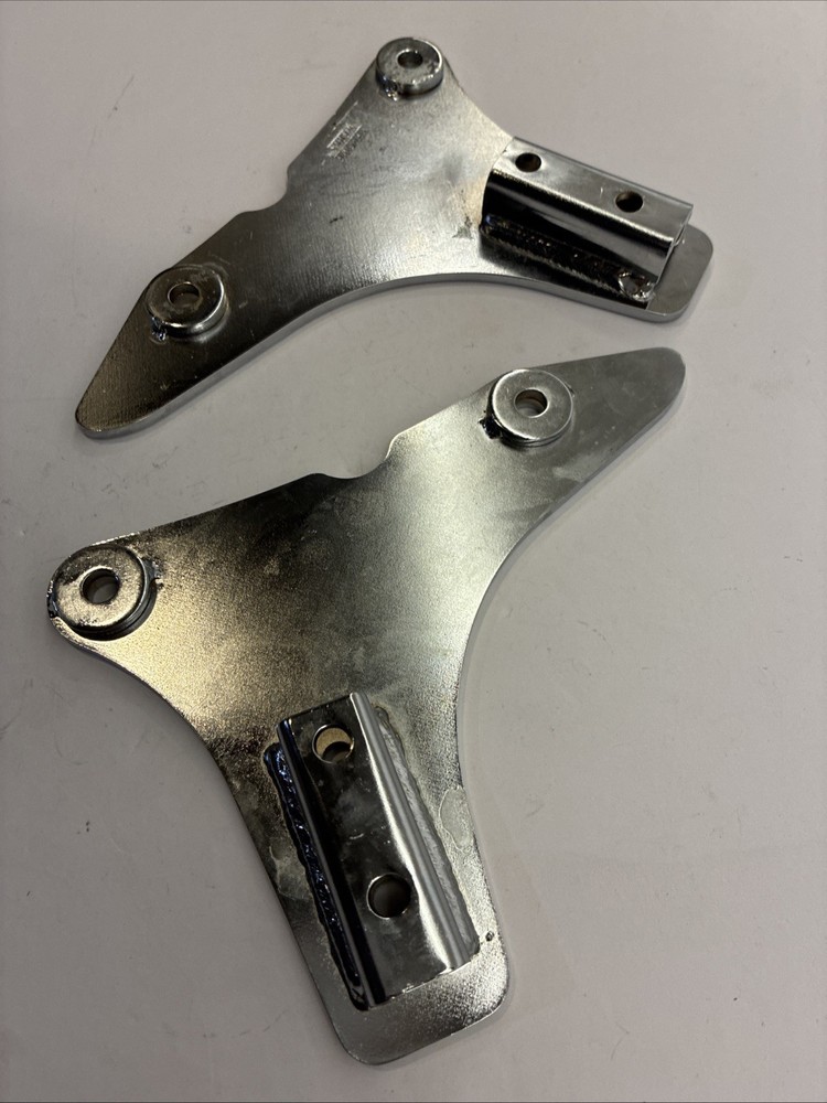 KHROME WERKS Chrome Side Plates for Harley Davidson Two (2)