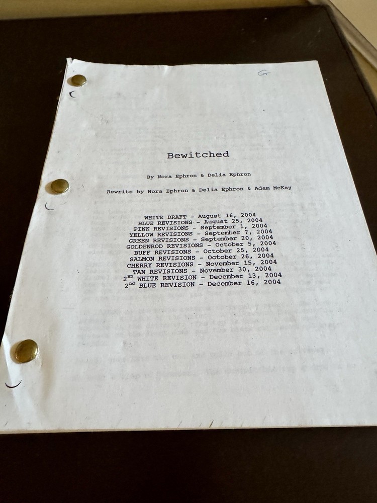 Bewitched Movie script