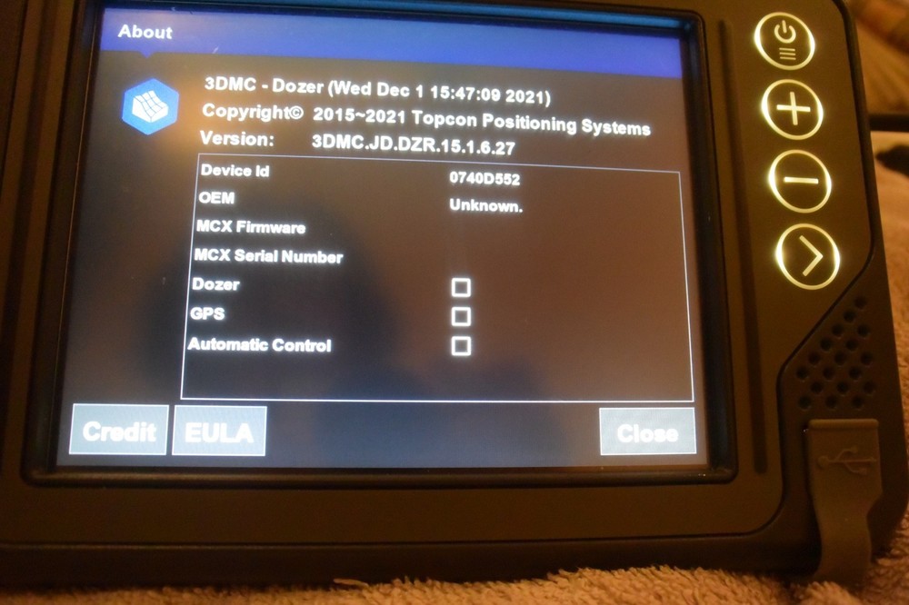 John Derre/Topcon SmartGrade Control Panel Model GX-55 MANY OPTIONS #568