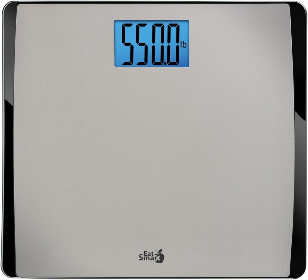 Eat Smart Precision 550 Pound Extra-High Capacity Digital Bathroom Scale, Ext...